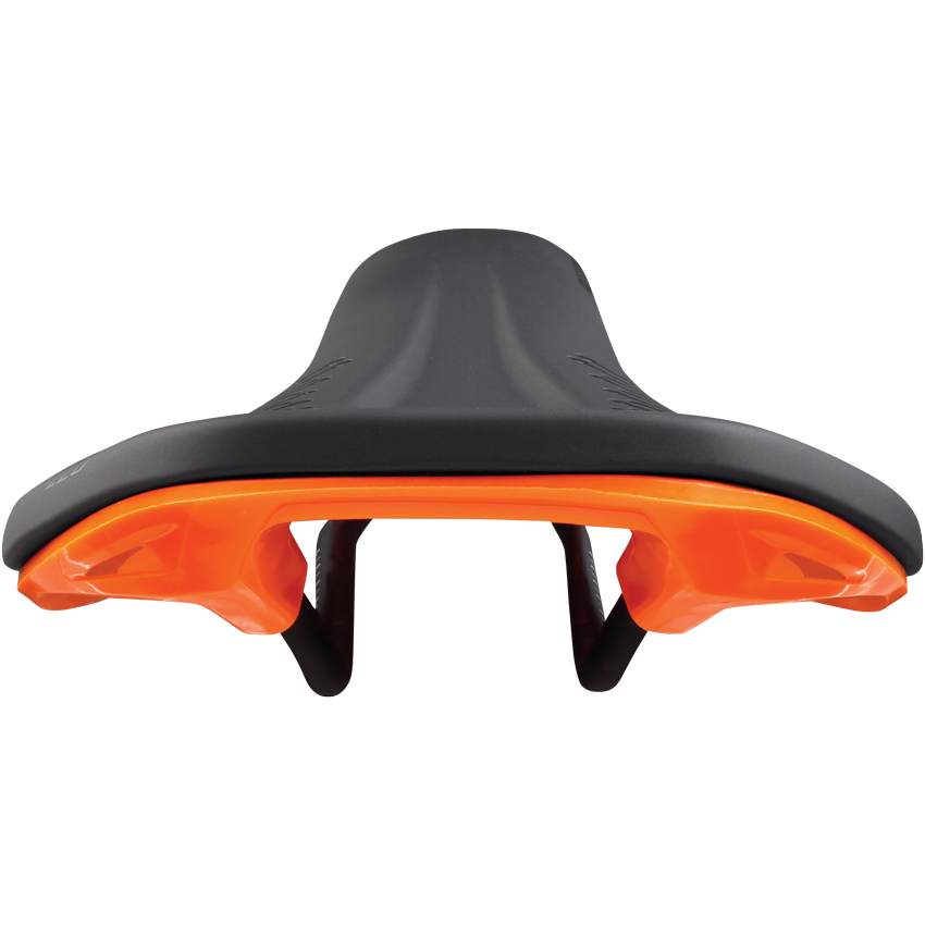 SPANK OOZY 220 144mm Satula CrN/Ti Rails Oranssi
