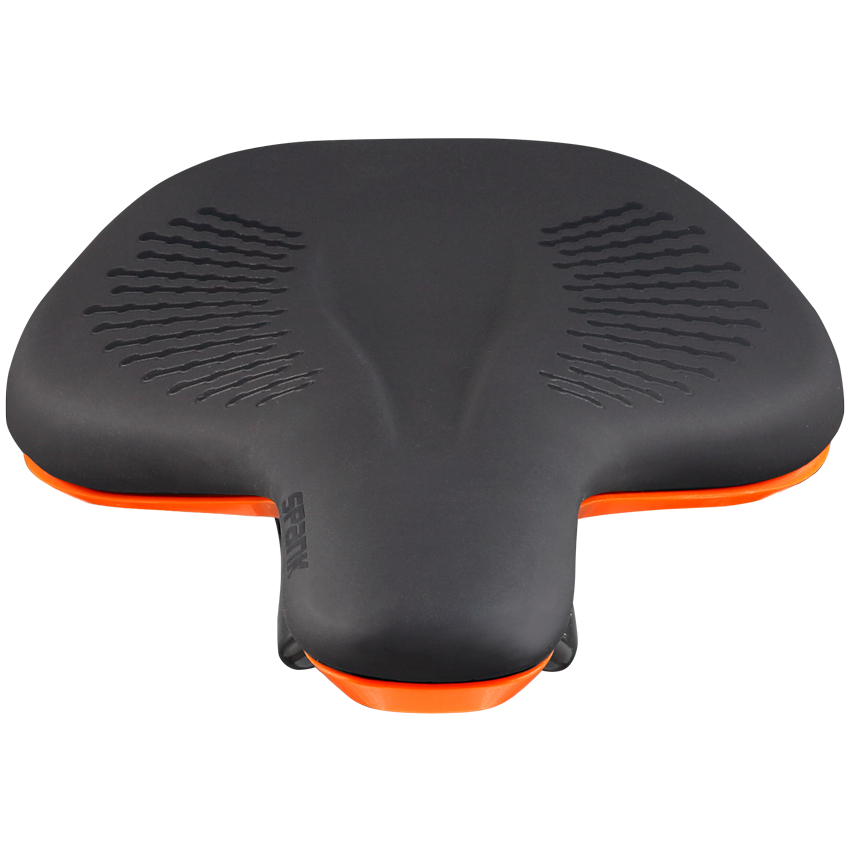 SPANK OOZY 220 144mm Satula CrN/Ti Rails Oranssi