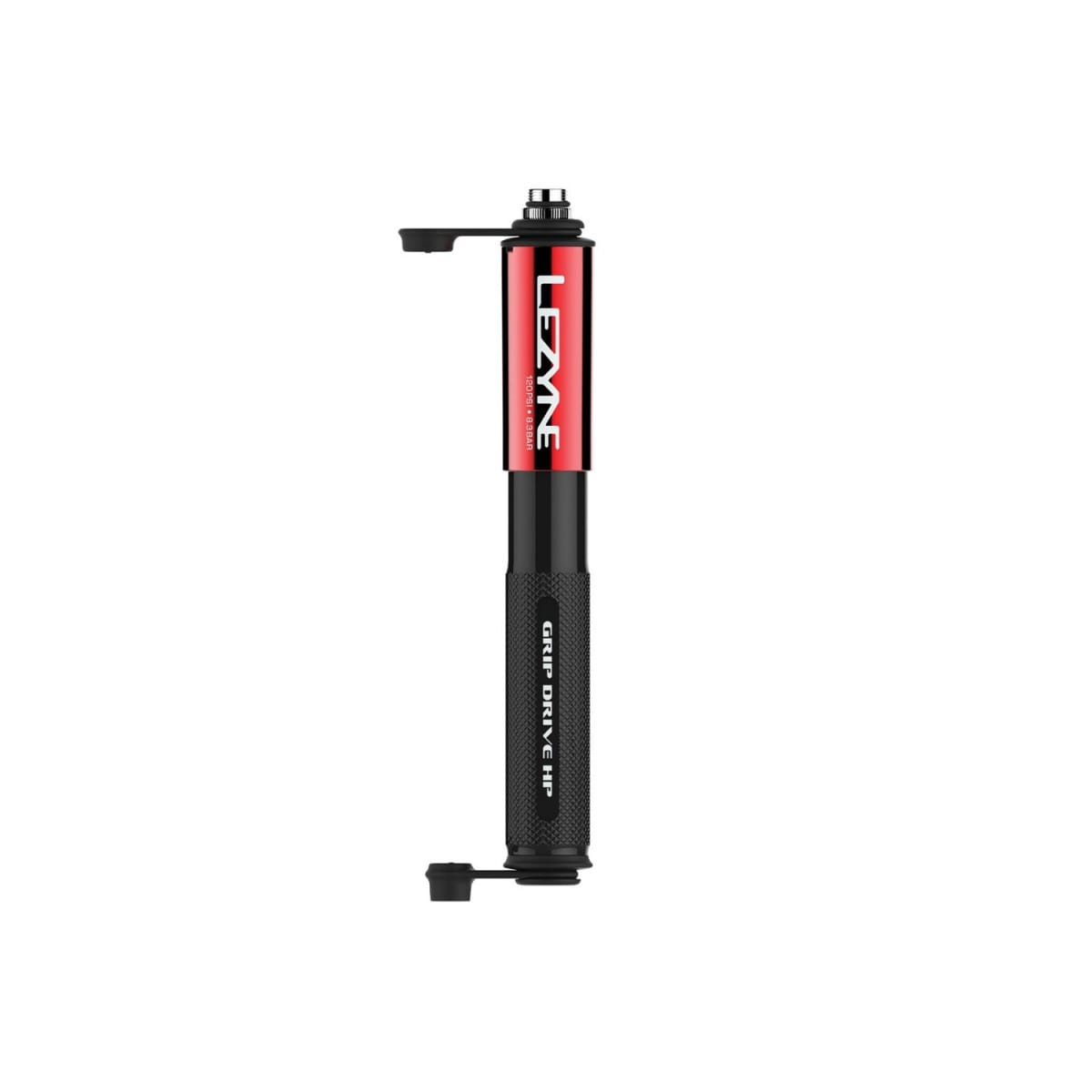 LEZYNE GRIP DRIVE HP MINI -käsipumppu punainen