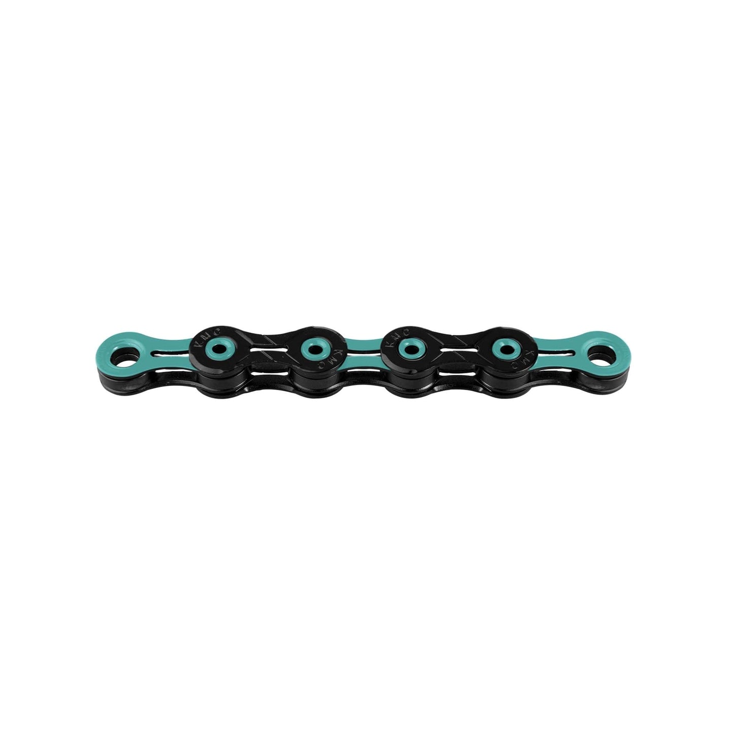 Chaîne 11V KMC DLC11 Noir/Turquoise