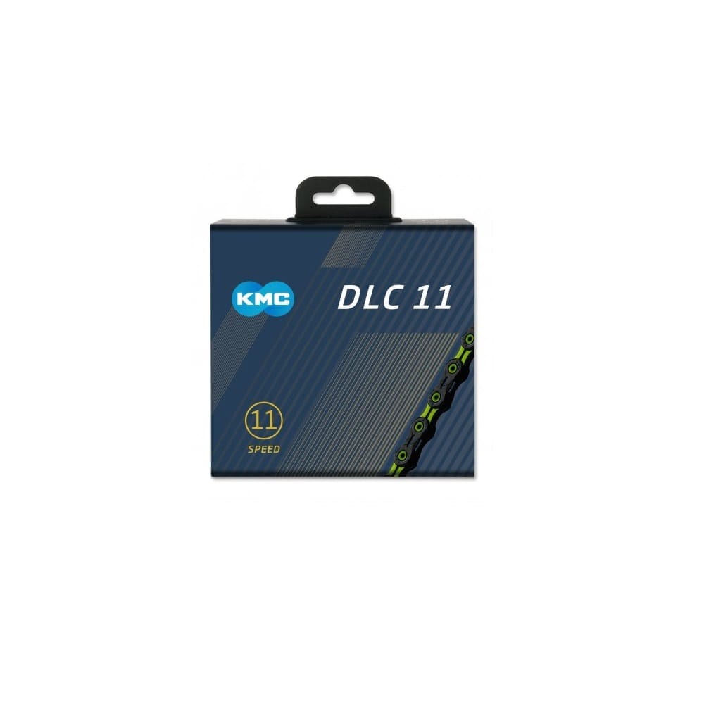 Chaîne 11V KMC DLC11 Noir/Vert