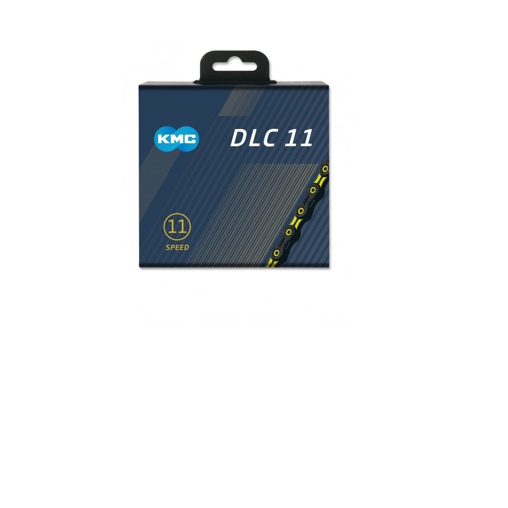 Chaîne 11V KMC DLC11 Noir/Jaune