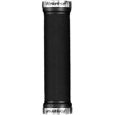 REVERSE COMPONENTS CLASSIC Lock-On kahvat musta/hopea