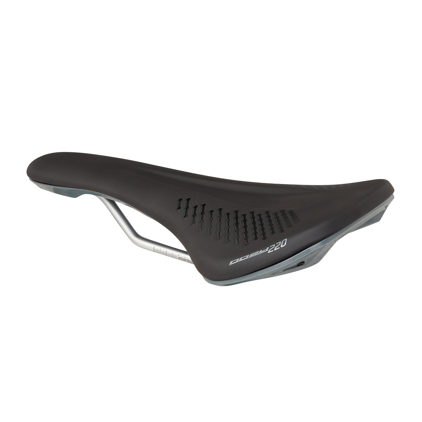 SPANK OOZY 220 144mm Satula CrN/Ti Rails Harmaa