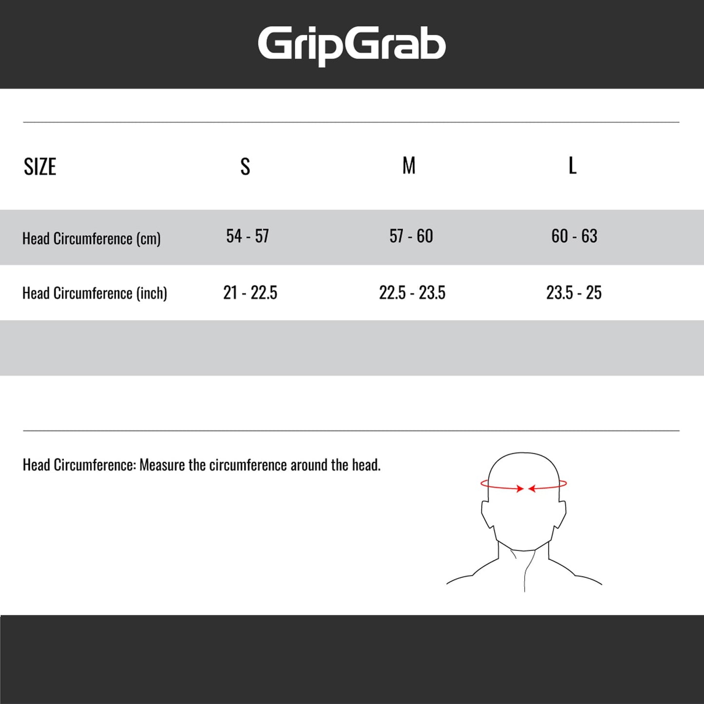 GRIPGRAB THERMO kypärälippa musta