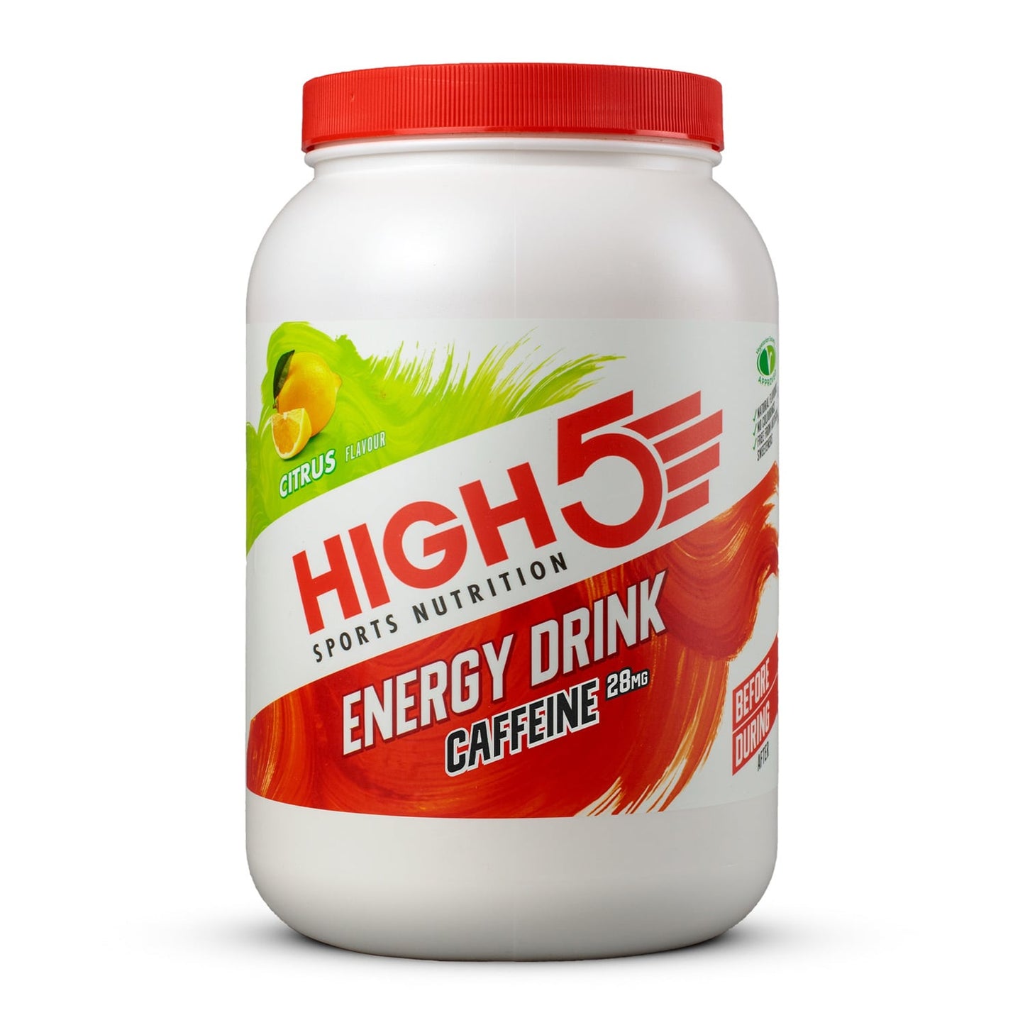 Energiajuoma HIGH5 ENERGIAJUOMA KAFFEIINI (2.2kg) Sitruuna
