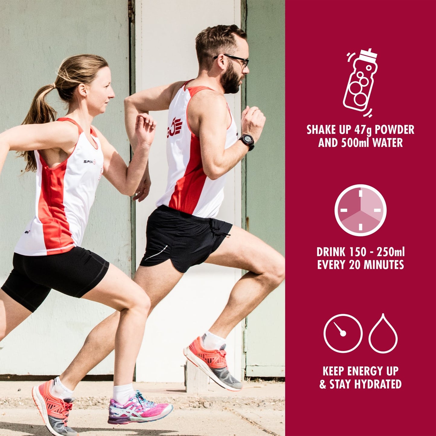 Energiajuoma HIGH5 ENERGIAJUOMA PROTEIINI (1.6kg) Punainen hedelmä (1.6kg)