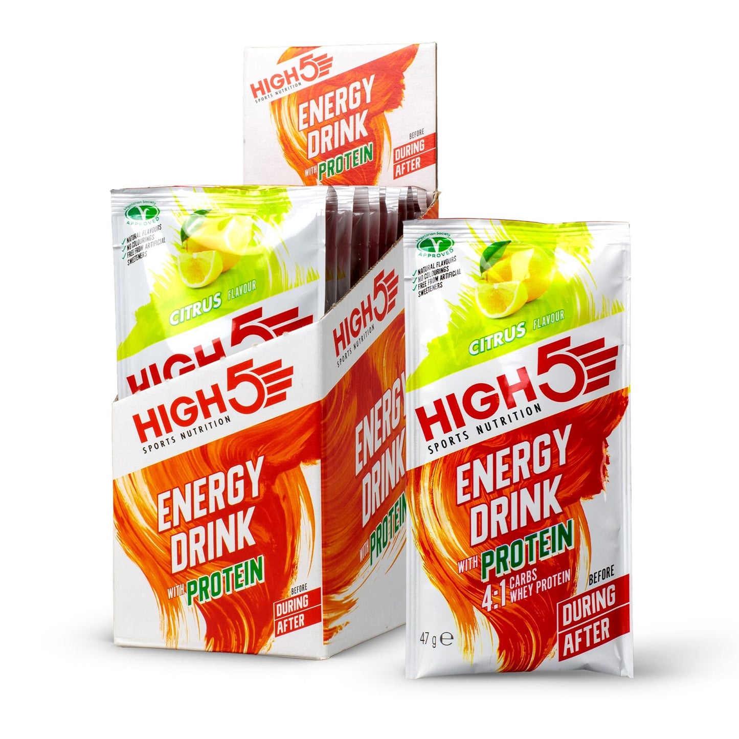 Energiajuoma HIGH5 ENERGIAJUOMA PROTEIINI (47g) Sitruuna