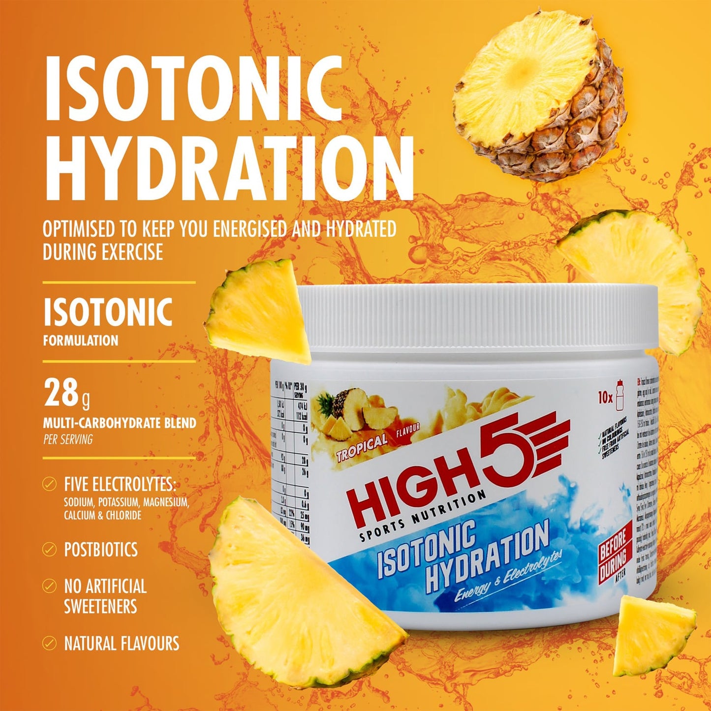 High5 ISOTONIC energiajuoma (300g) Tropical (trooppinen)