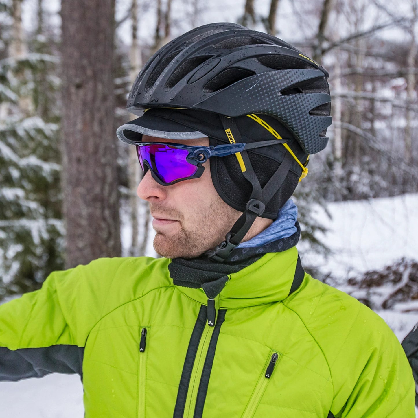 GRIPGRAB BELGIAN STYLE THERMAL WINDPROOF WINTER CAP Musta