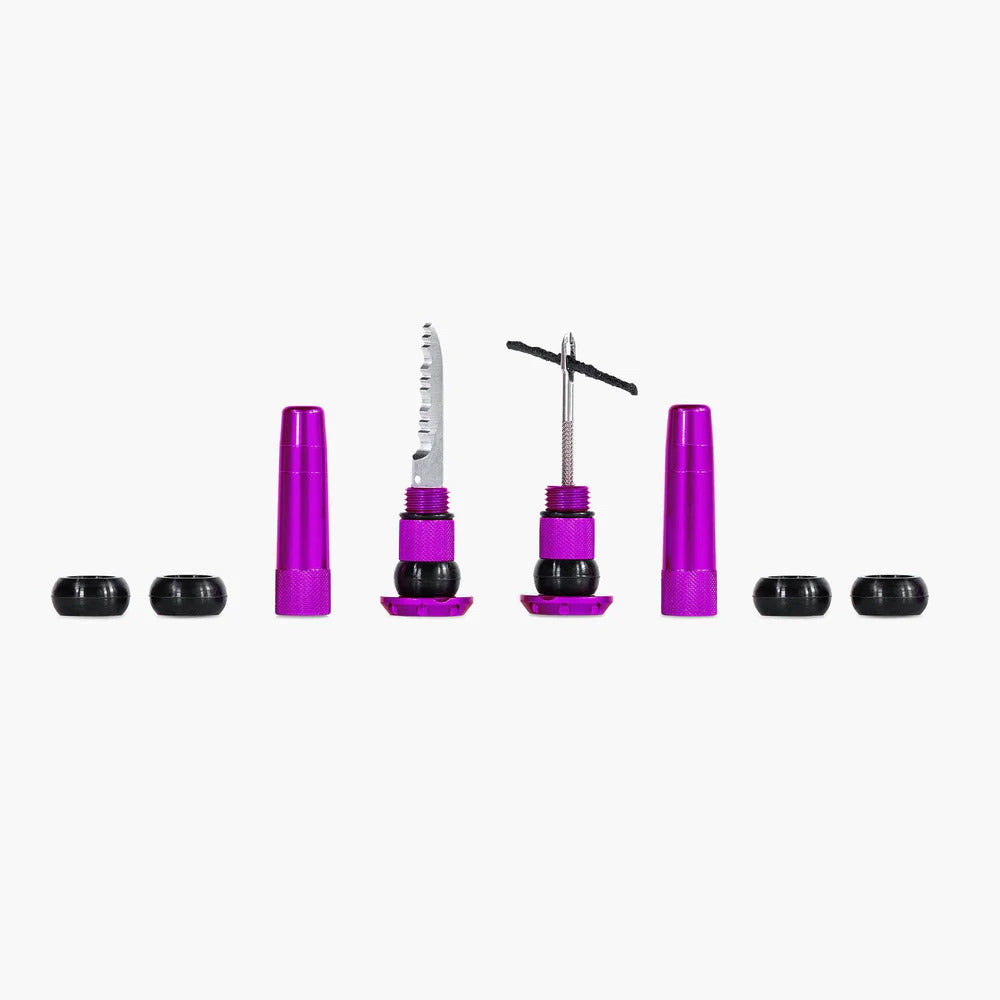 MUC OFF Integroitu Tubeless-korjaussarja Violetti