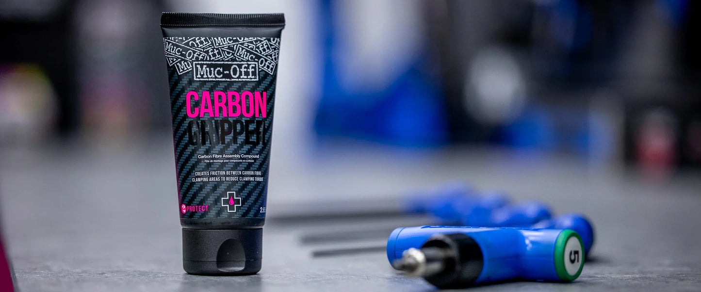 MUC-OFF CARBON GRIPPER -rasva hiilikomponenteille (75 g)