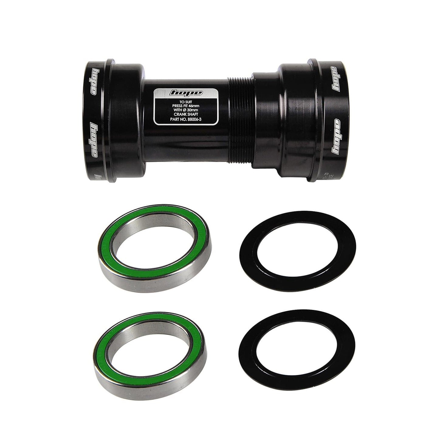 HOPE PF30/46 68/73 mm kampiakseli 30 mm akseli #BBPF467330SSN