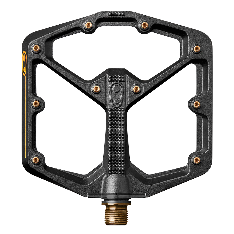 CRANKBROTHERS STAMP 11 leveät litteät polkimet musta/kultainen