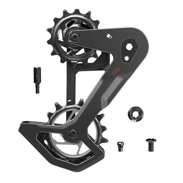 SRAM T-TYPE EAGLE AXS Carbon Complete Derailleur Cage (ilman vaimennusjousia)