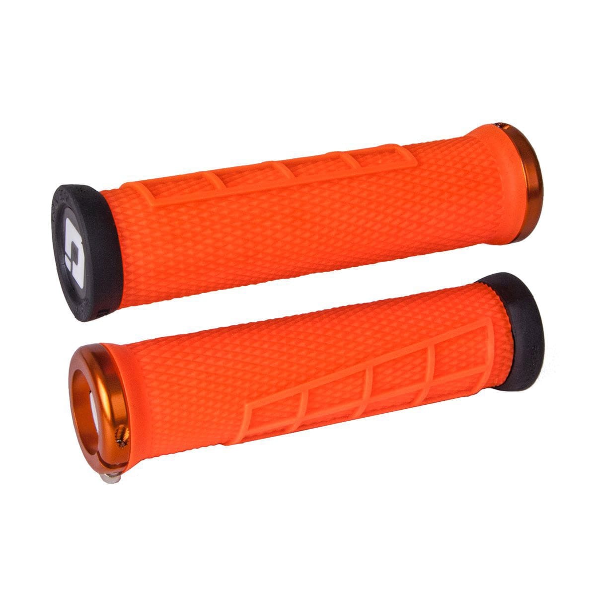 ODI ELITE FLOW Lock-On kahvat 130 mm Oranssi