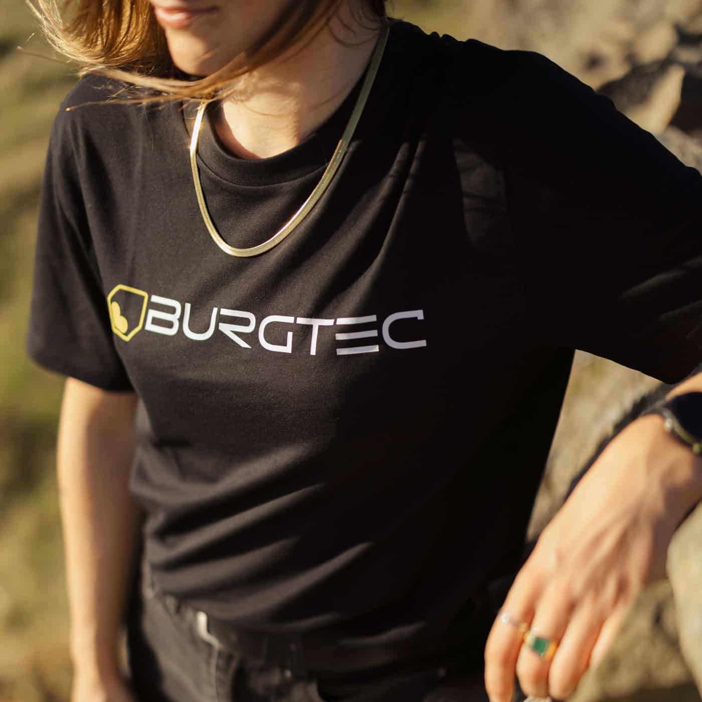 BURGTEC logo t-paita musta