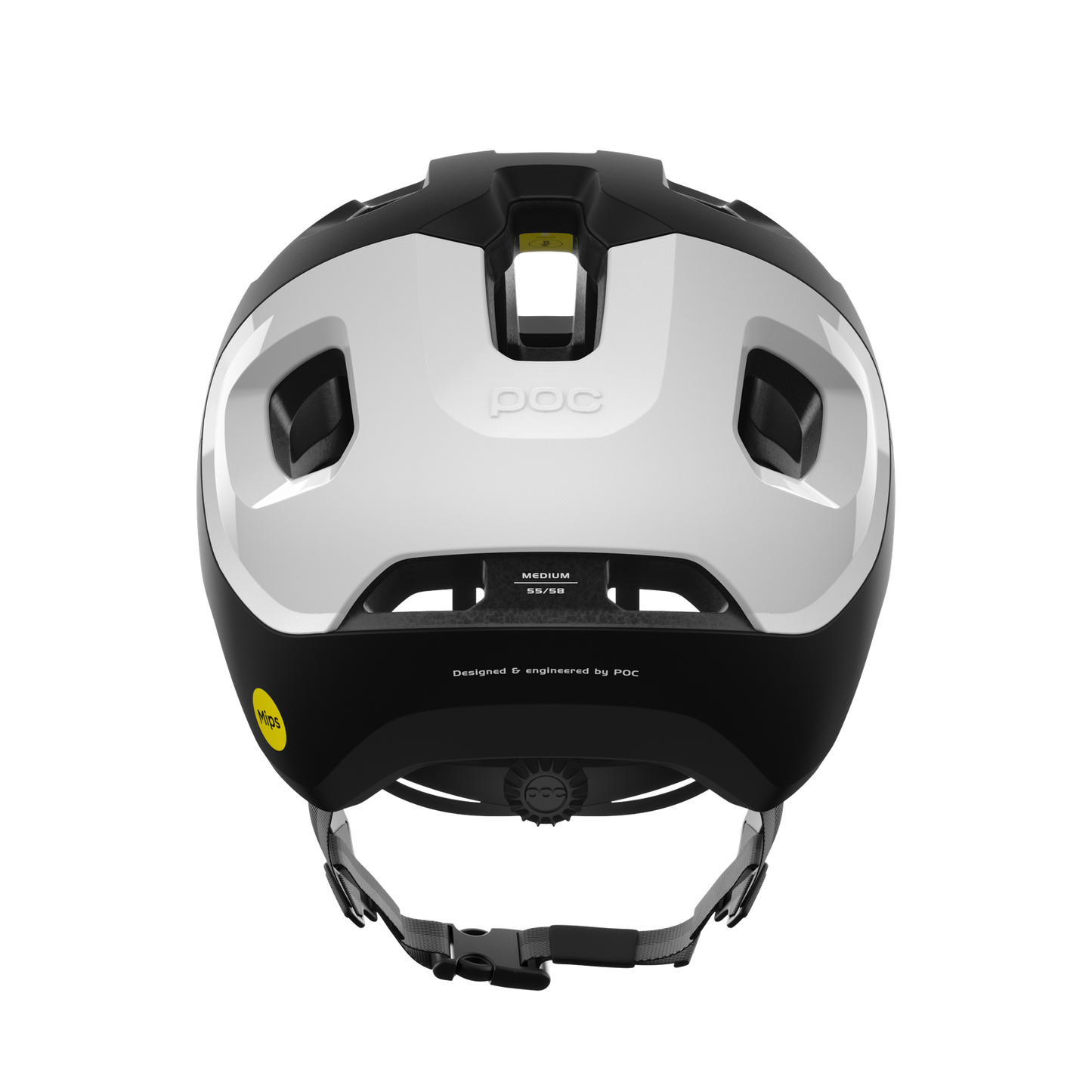 POC AXION RACE MIPS MTB-kypärä Matta musta/valkoinen