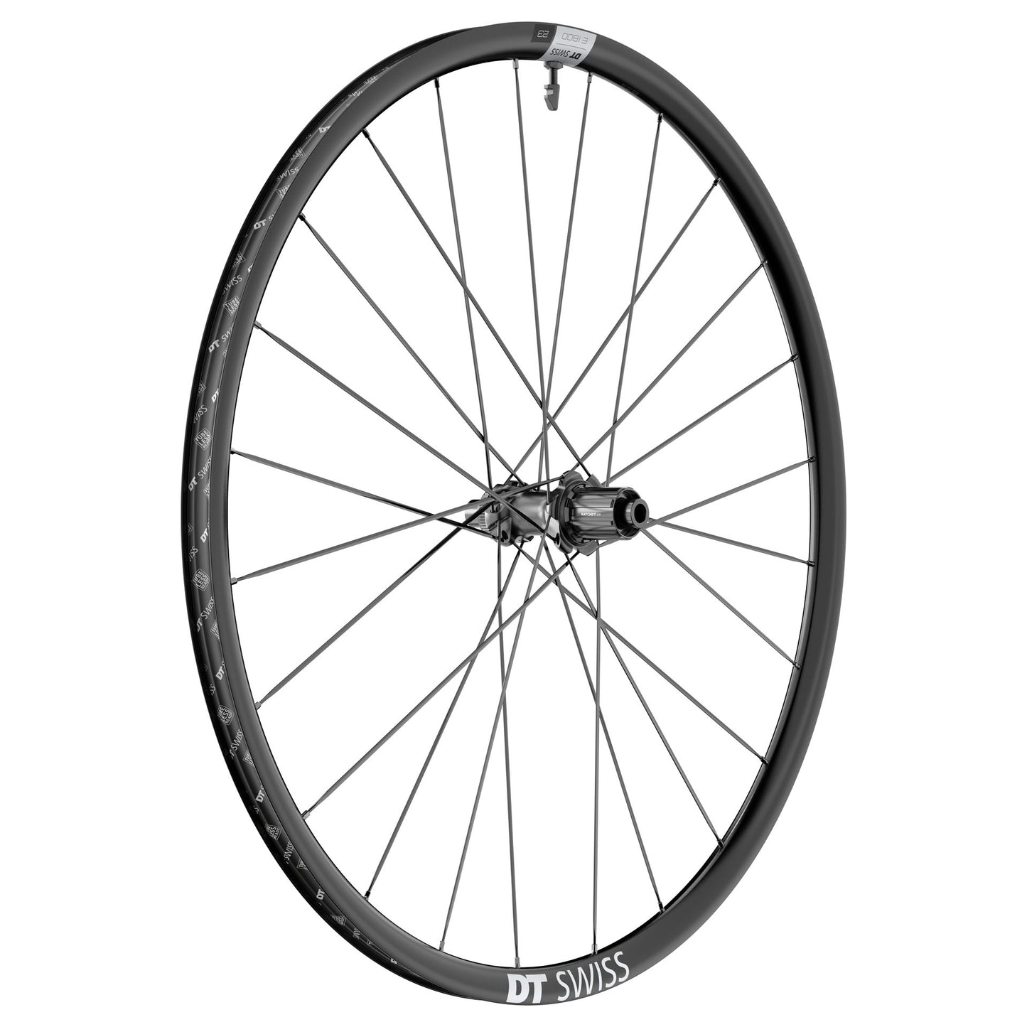 DT SWISS E 1800 SPLINE 23 DISC Tubeless Ready takapyörä (Center Lock) 2024