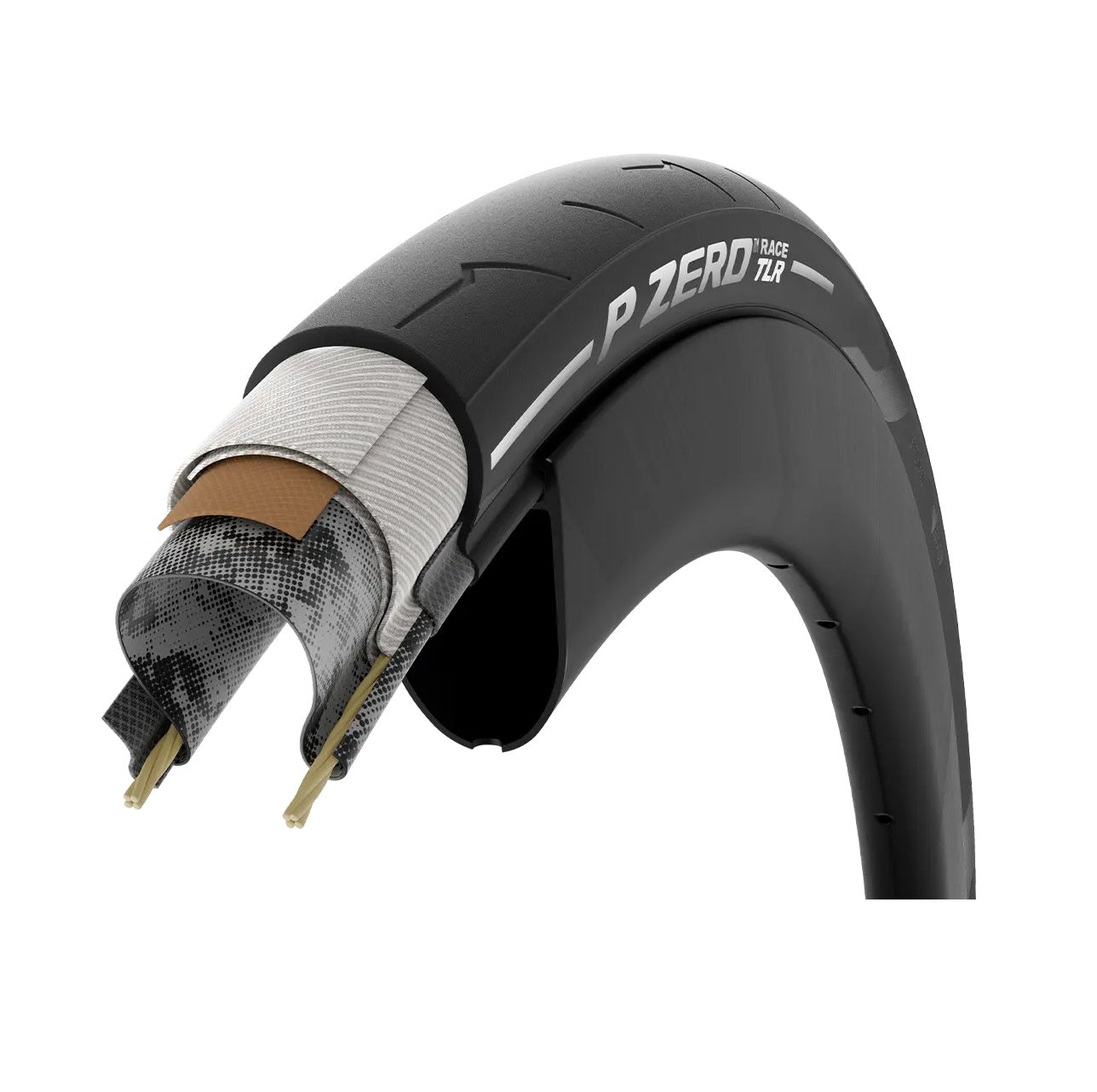 PIRELLI P ZERO RACE TLR 700c Tubeless Ready valkoinen rengas
