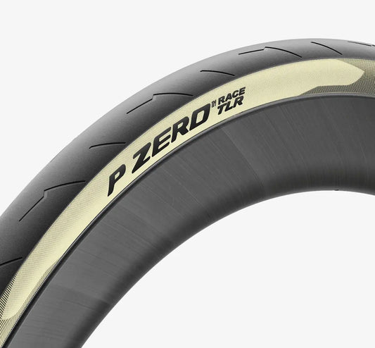 PIRELLI P ZERO RACE TLR 700c Tubeless Ready Beige -rengas PIRELLI P ZERO RACE TLR 700c Tubeless Ready Beige -rengas