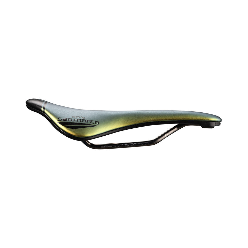 Satula SAN MARCO SHORTFIT 2.0 OPEN-FIT RACING S3 Leveys 144mm Teräskiskot Xsilite Gold Satula SAN MARCO SHORTFIT 2.0 OPEN-FIT RACING S3 Leveys 144mm Teräskiskot Xsilite Gold