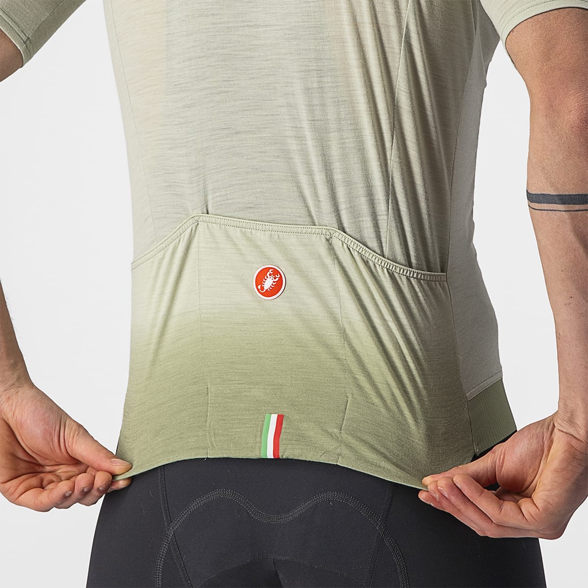 CASTELLI ESSENZA lyhythihainen Jersey vihreä