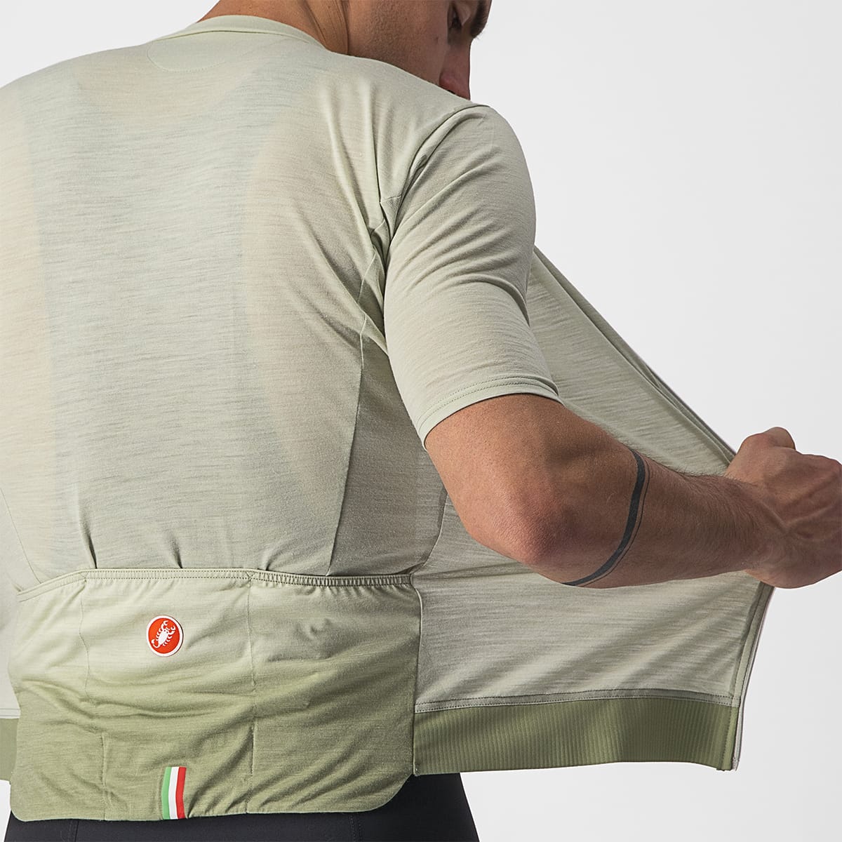 CASTELLI ESSENZA lyhythihainen Jersey vihreä