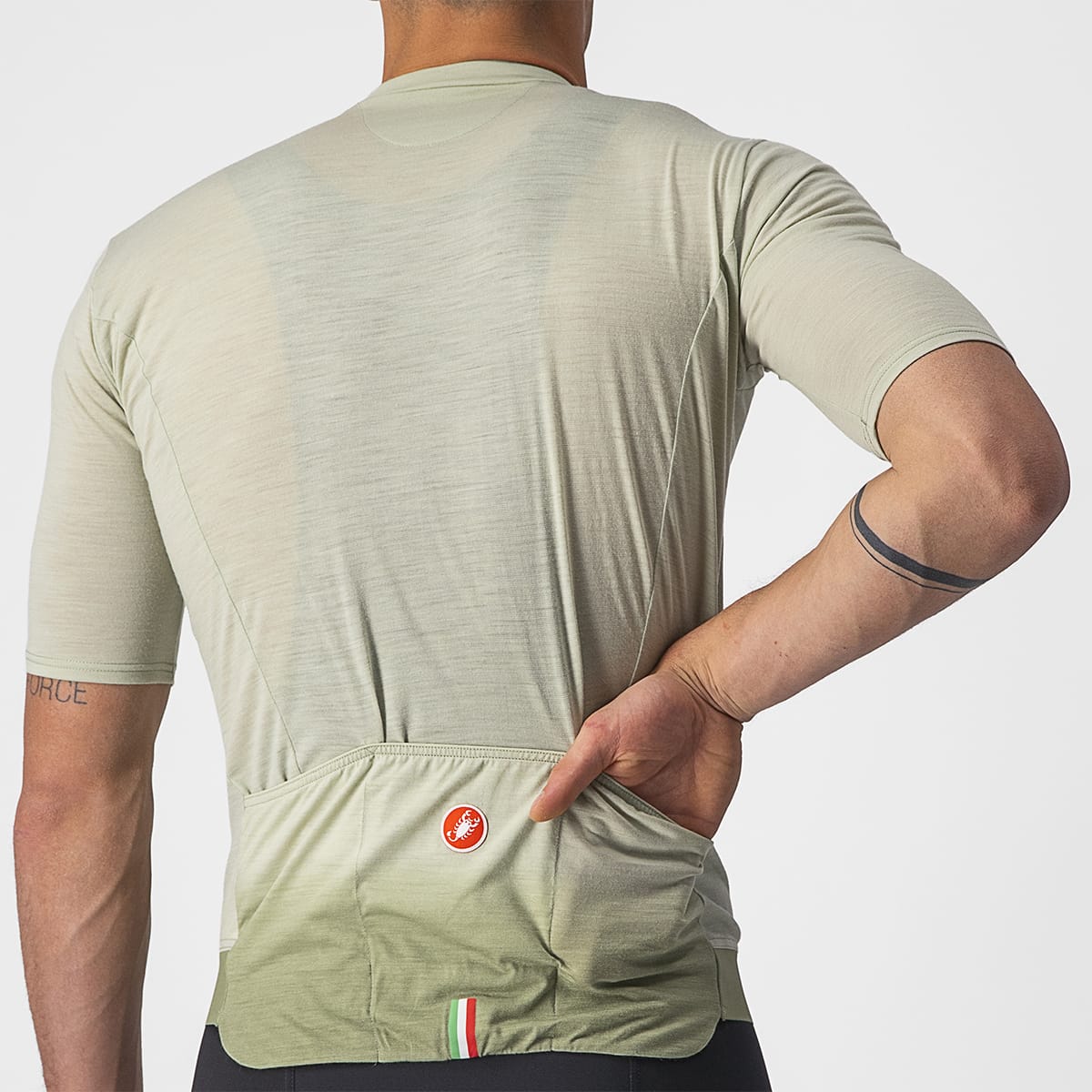 CASTELLI ESSENZA lyhythihainen Jersey vihreä
