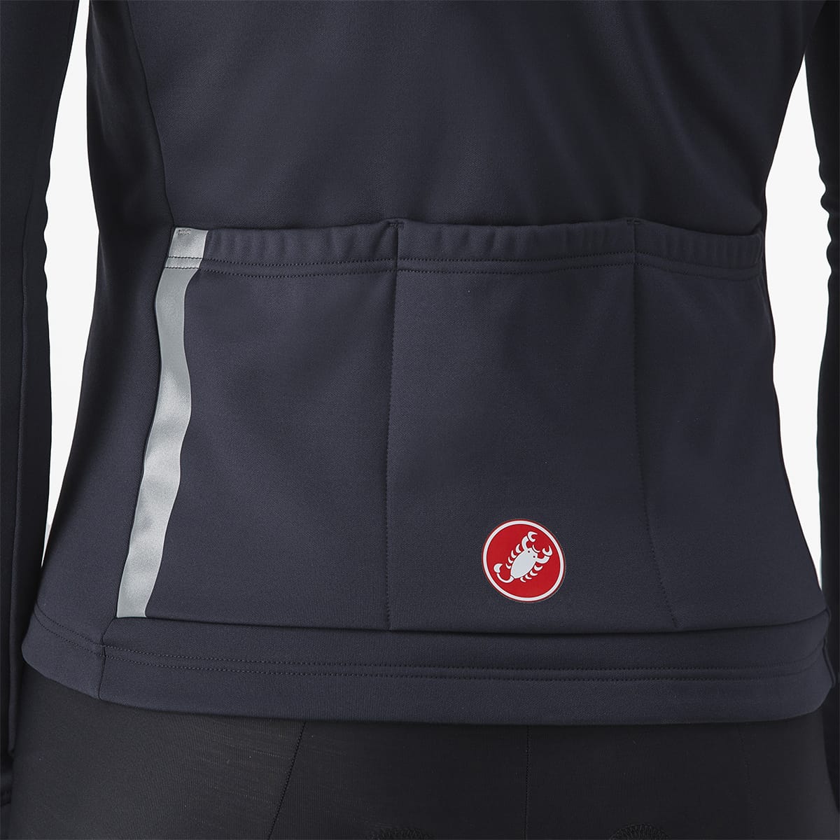 CASTELLI ENTRATA THERMAL pitkähihainen trikoo musta/punainen