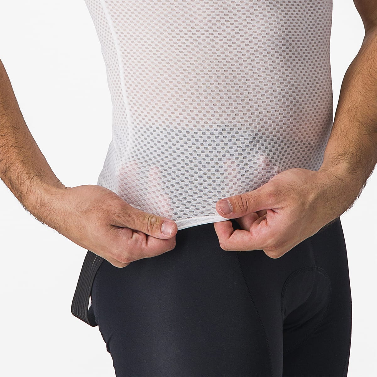 CASTELLI PRO MESH 2.0 lyhythihainen alusasu Valkoinen