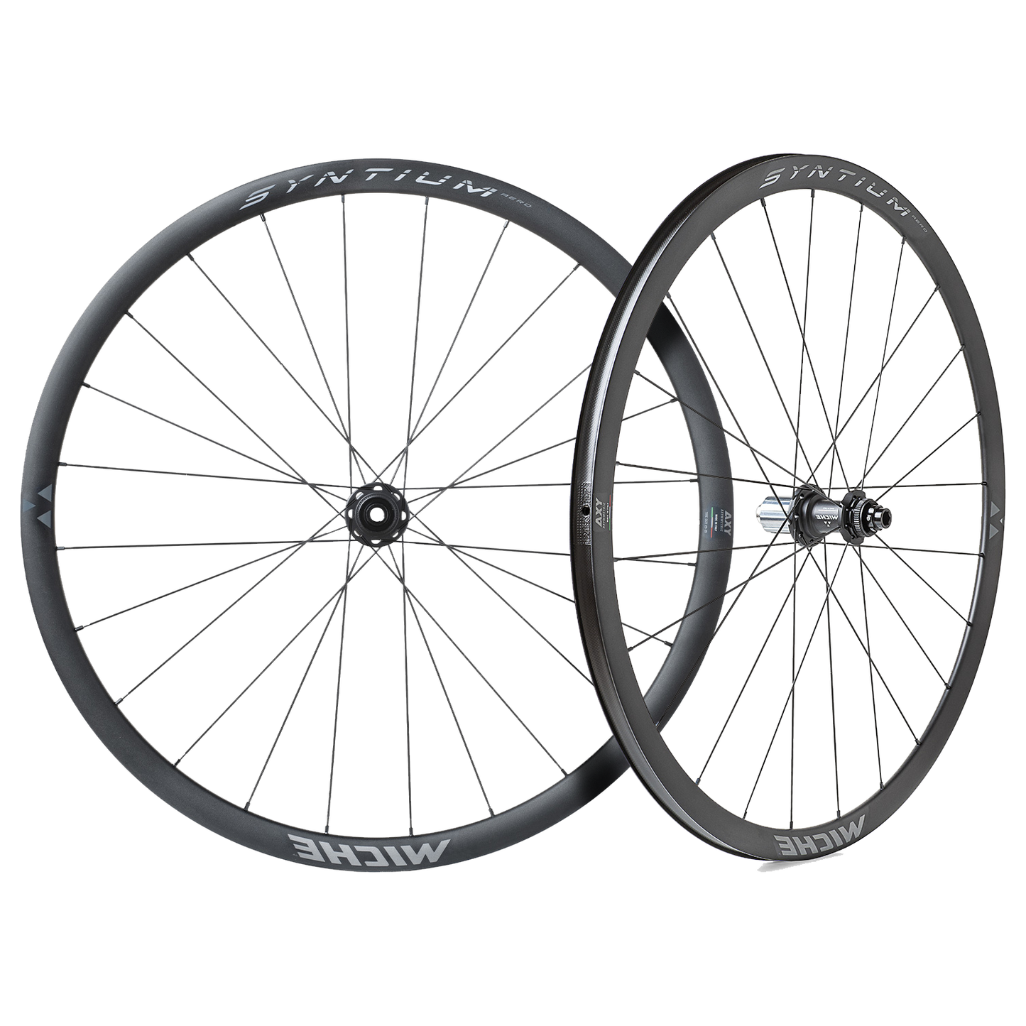 Pari MICHE SYNTIUM AERO DISC Tubeless Ready -pyörät (keskuslukko)