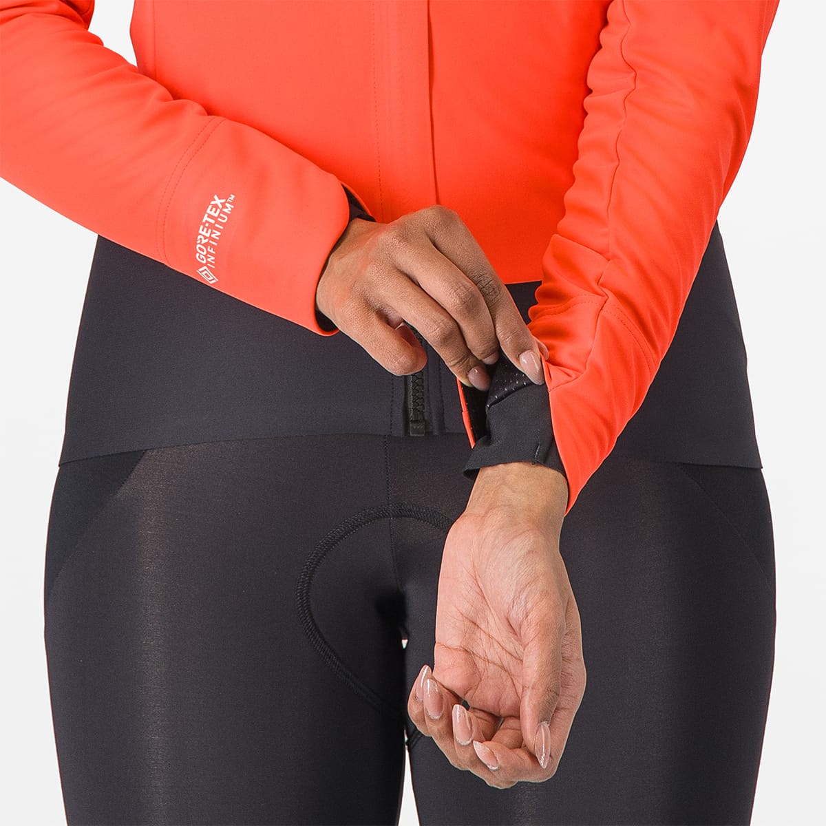 Naisten CASTELLI ALPHA DOPPIO ROS takki Coral/Musta