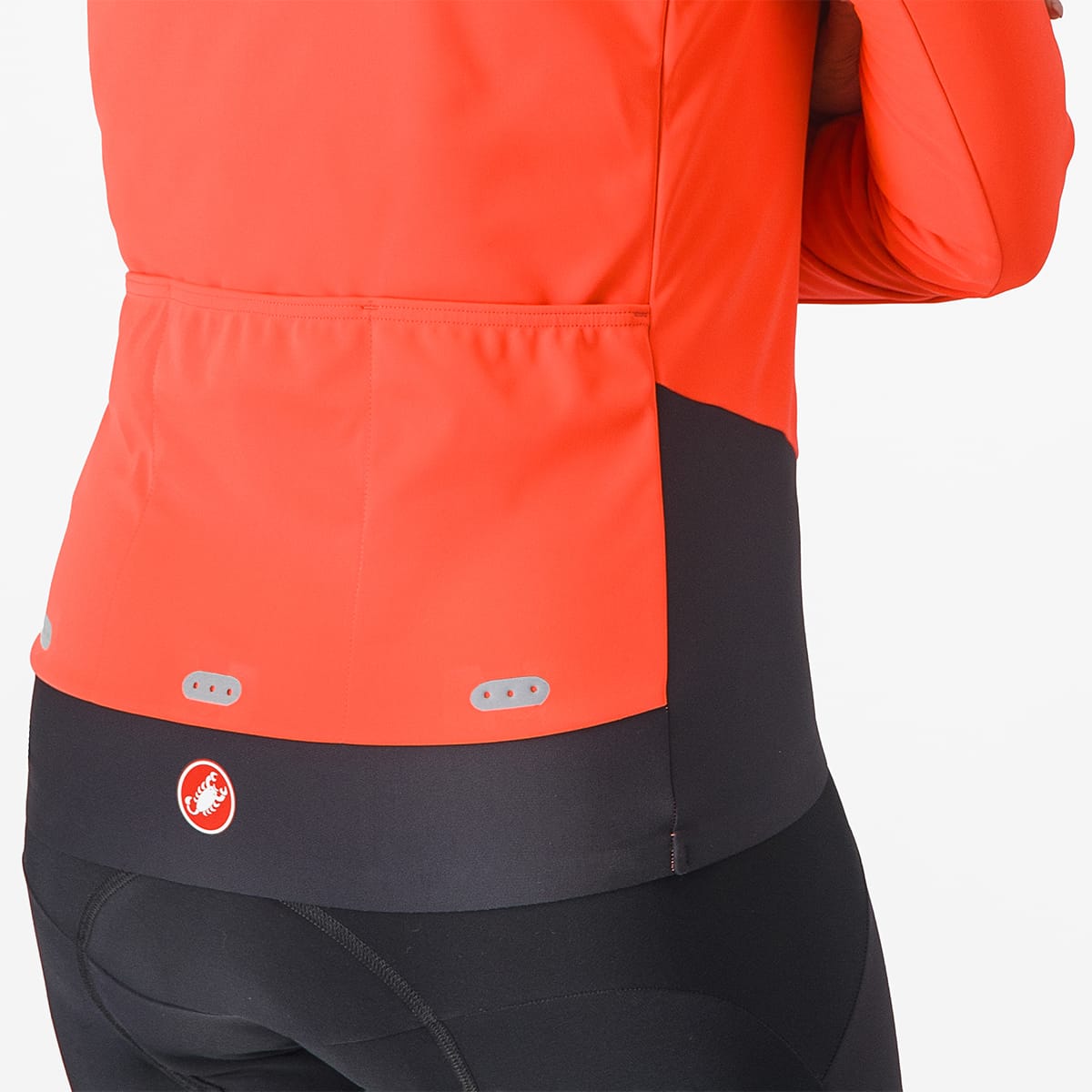 Naisten CASTELLI ALPHA DOPPIO ROS takki Coral/Musta
