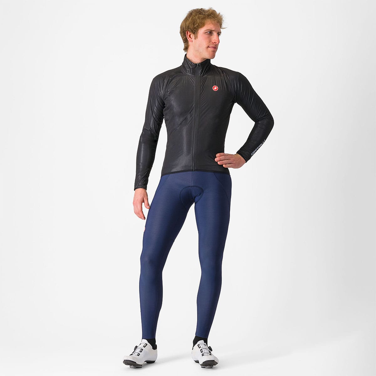 CASTELLI SQUALL SHELL takki musta/harmaa