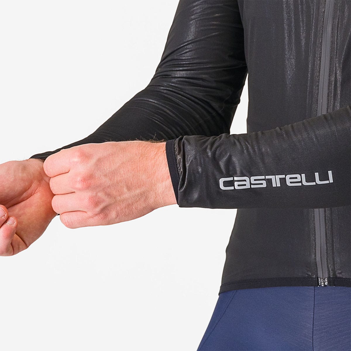 CASTELLI SQUALL SHELL takki musta/harmaa
