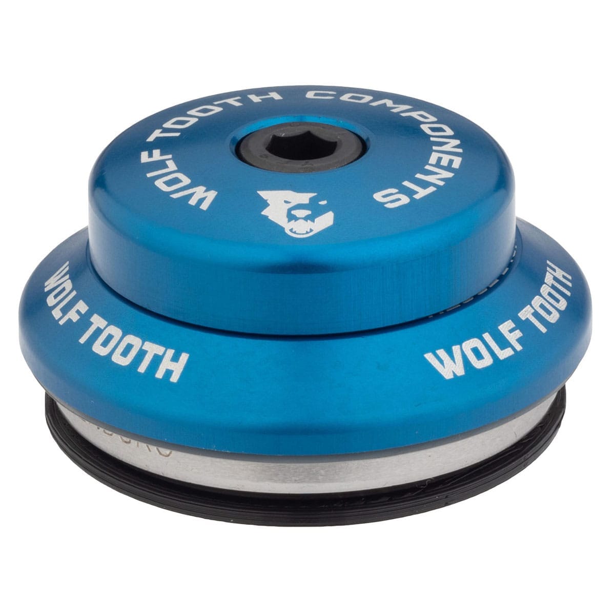 WOLF TOOTH PREMIUM 1"1/8 IS42 Stack 7mm Sininen Yläkuppi Integroidulle Ohjainlaakerille