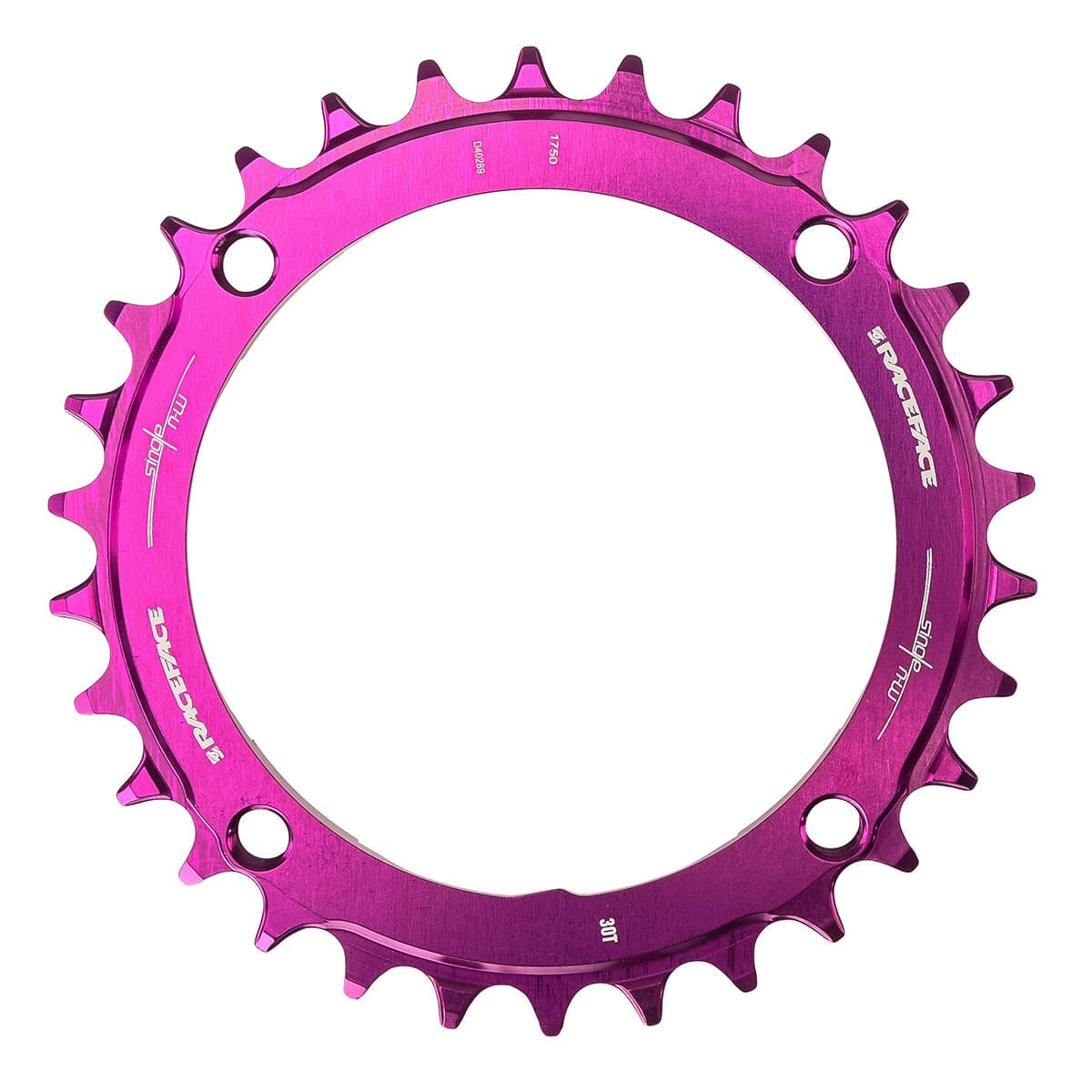 Plateau Mono RACE FACE NARROW WIDE 9/10/11/12V 4 Trous 104 mm Violet