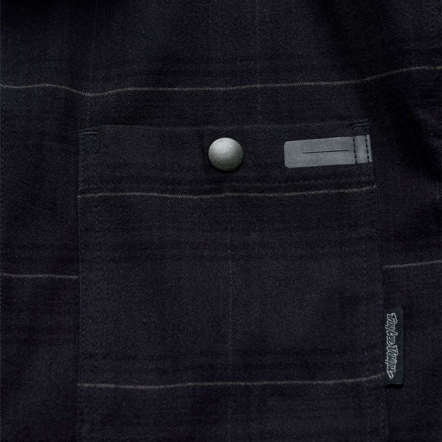 TROY LEE GRIND DESIGNS FLANNEL PLAID Hiilipintainen tekninen paita