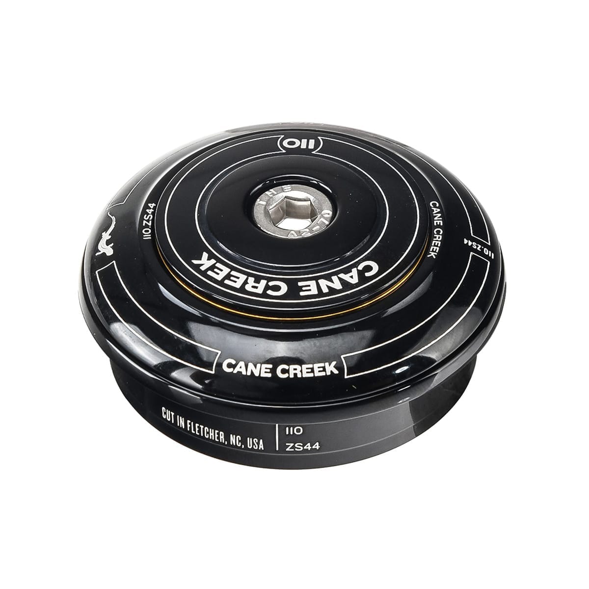 Korkea kuppi CANE CREEK 110 1"1/8 ZS44 puoli-integroitu kuulokemikrofoni musta