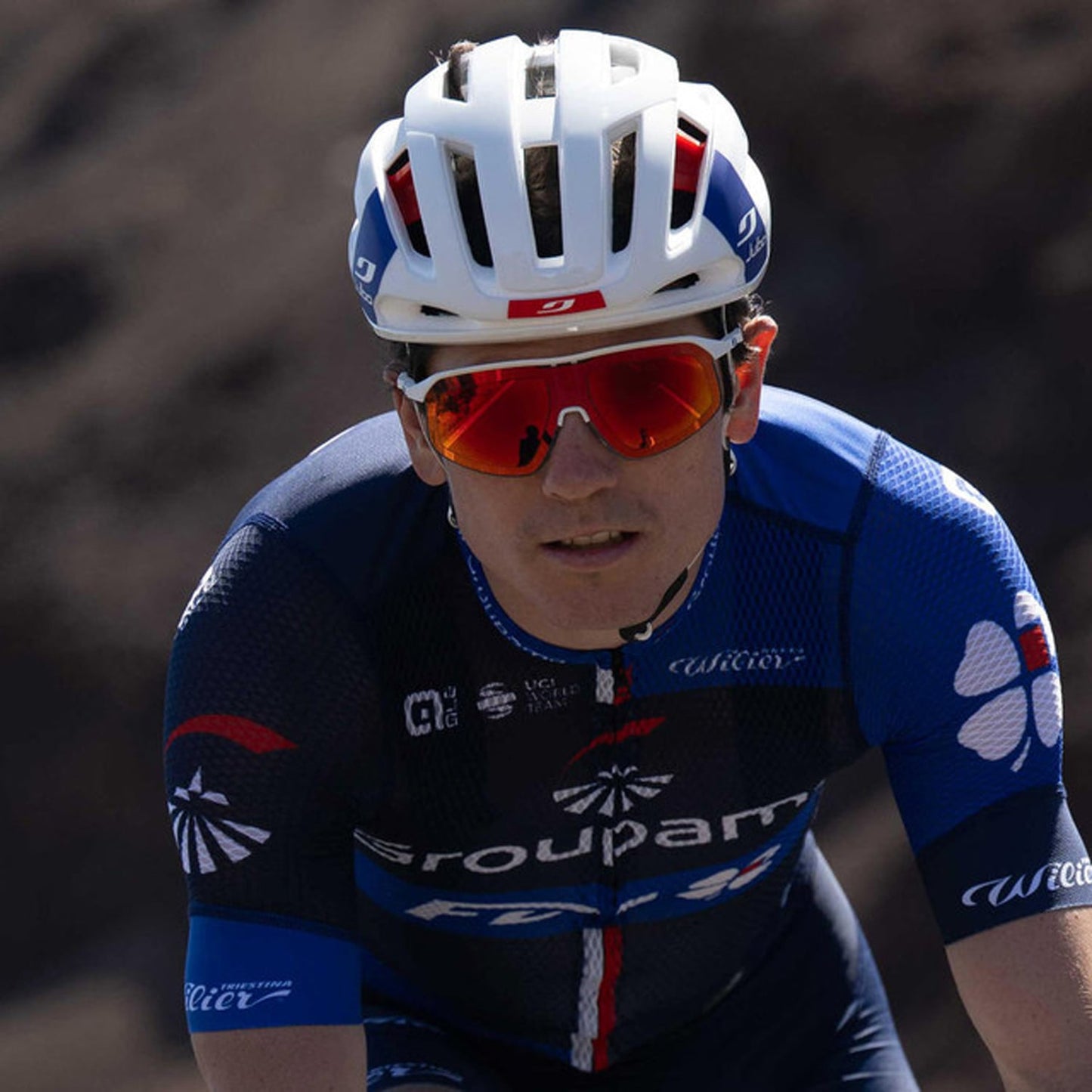 JULBO FINISHER EVO FDJ Road kypärä valkoinen