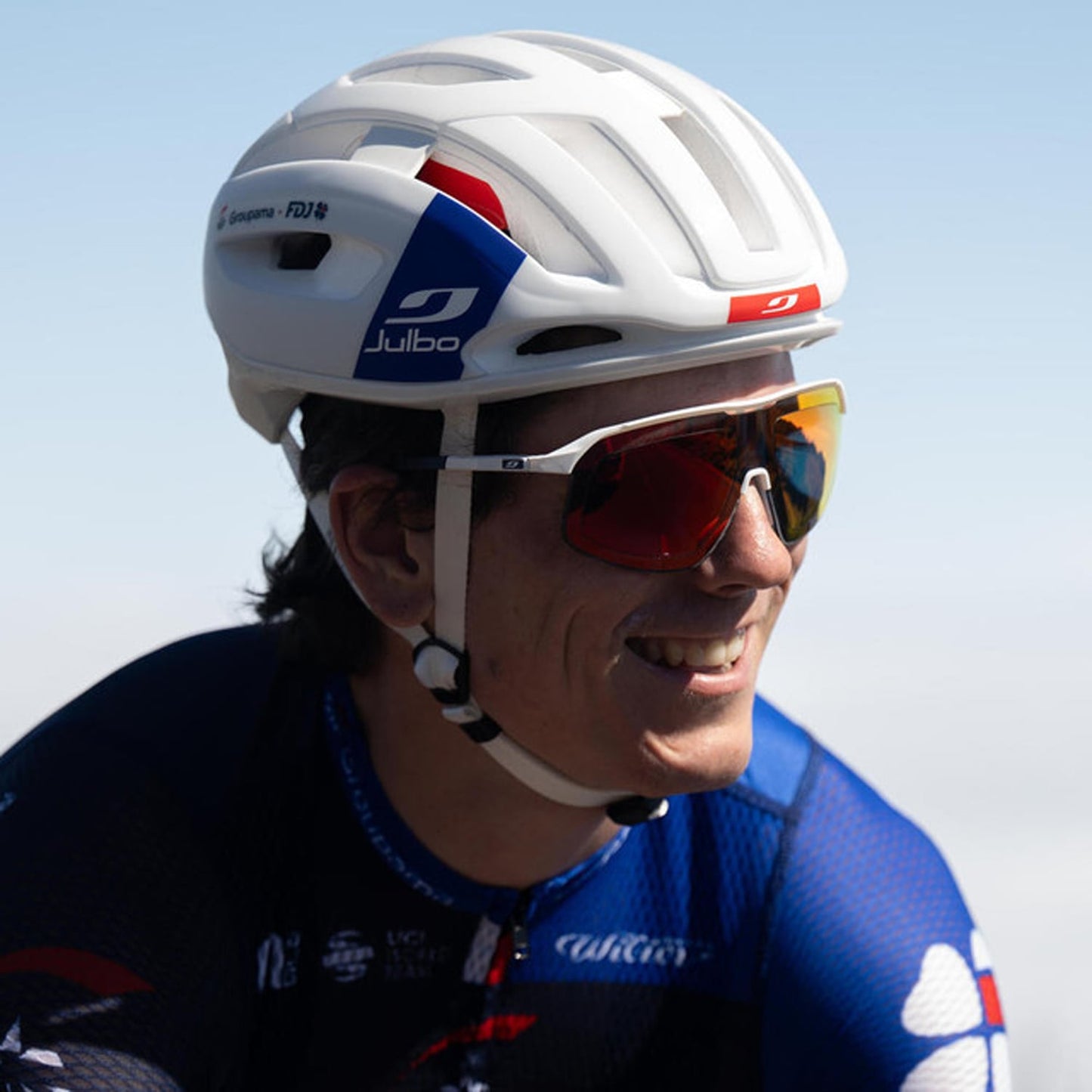 JULBO FINISHER EVO FDJ Road kypärä valkoinen