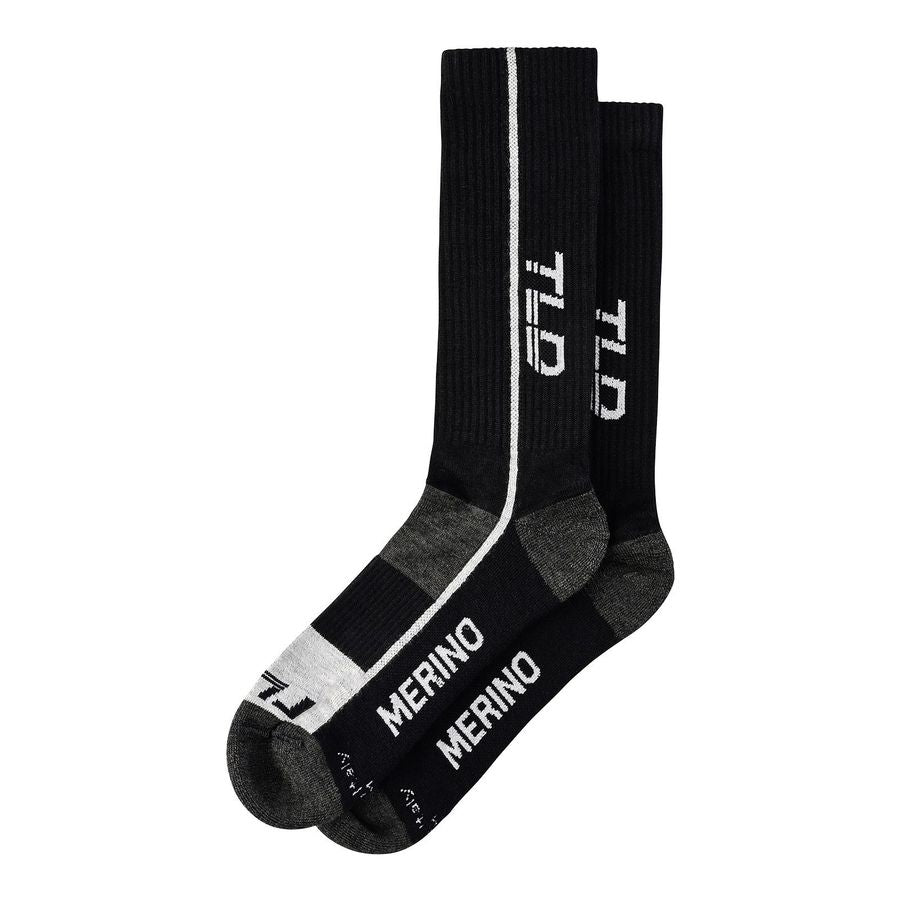 TROY LEE DESIGNS CHILL MERINO sukat Musta