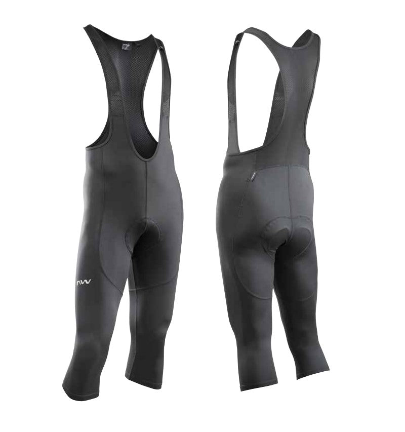 NORTWAVE ACTIVE 3/4 Bibtights Musta