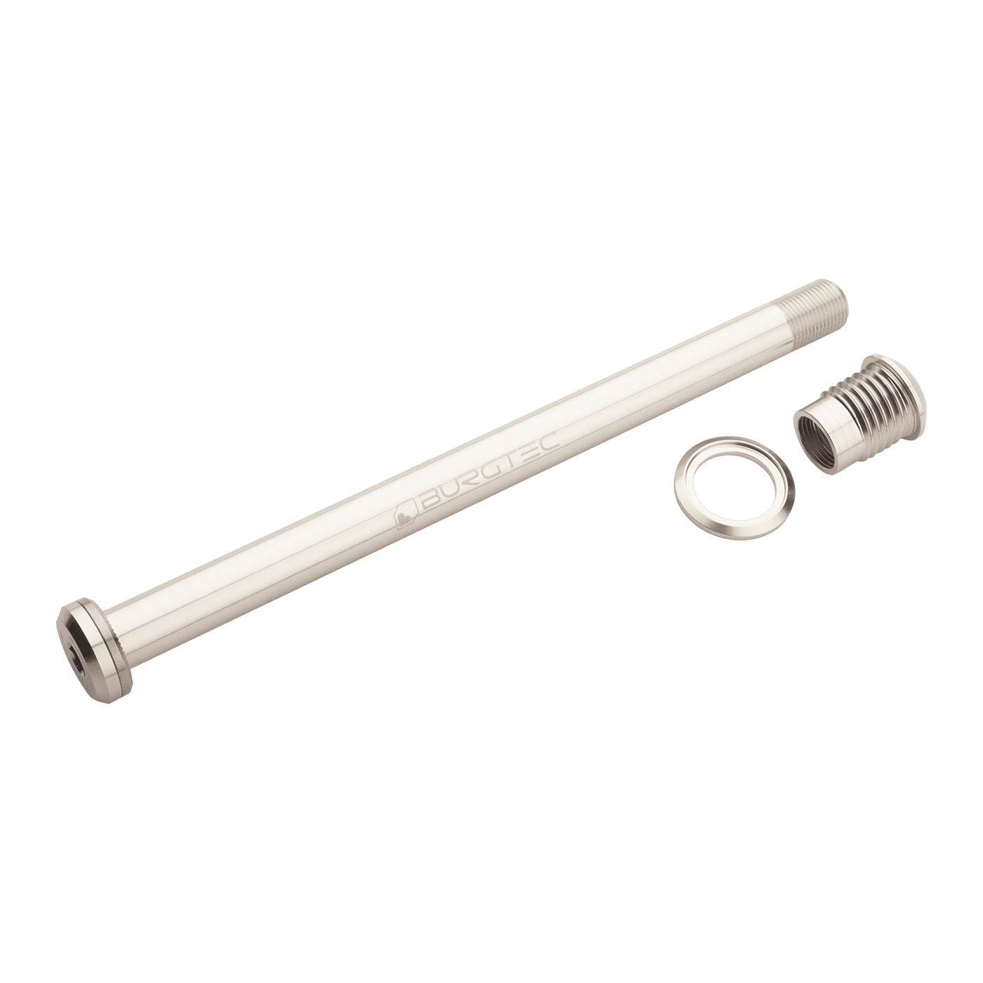 BURGTEC 173.7mm takapyörän akseli Santa Cruzin runkoihin Hopea