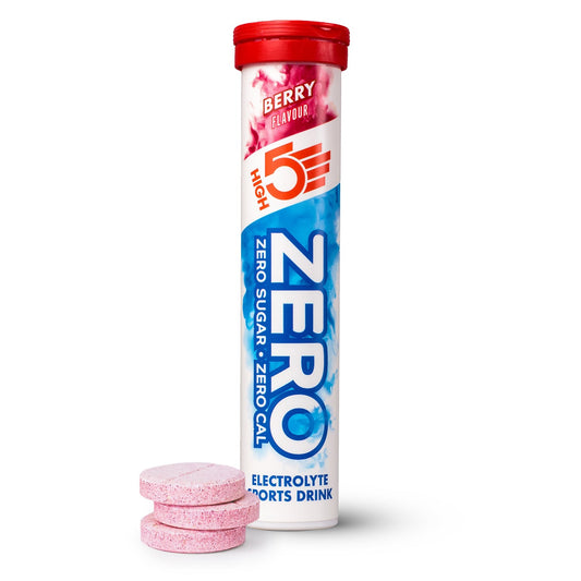 Elektrolyytti nesteytystabletit HIGH5 ZERO (x20) Hedelmät Punainen