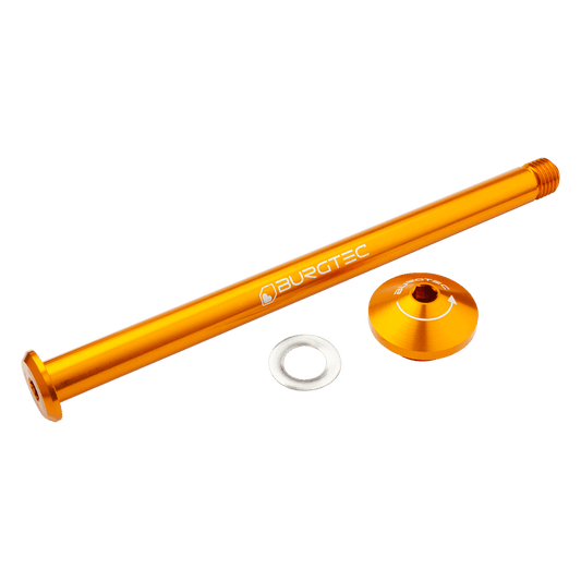 BURGTEC 171mm takapyörän akseli Yeti Orange runkoon
