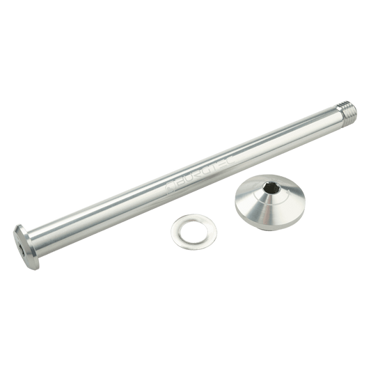 BURGTEC 171mm takapyörän akseli Yeti runkoon Hopea