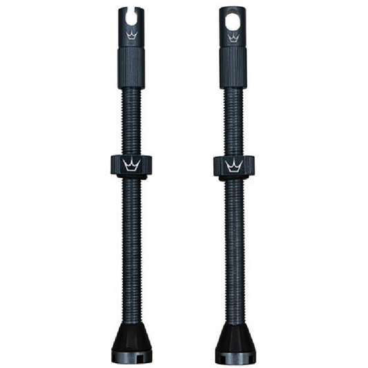 PEATY'S x Chris King MK2 Presta 80 mm Tubeless-venttiilit (x2) Harmaa (x2)