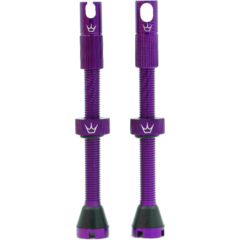 PEATY'S x Chris King MK2 Presta 80 mm Tubeless-venttiilit (x2) Violet
